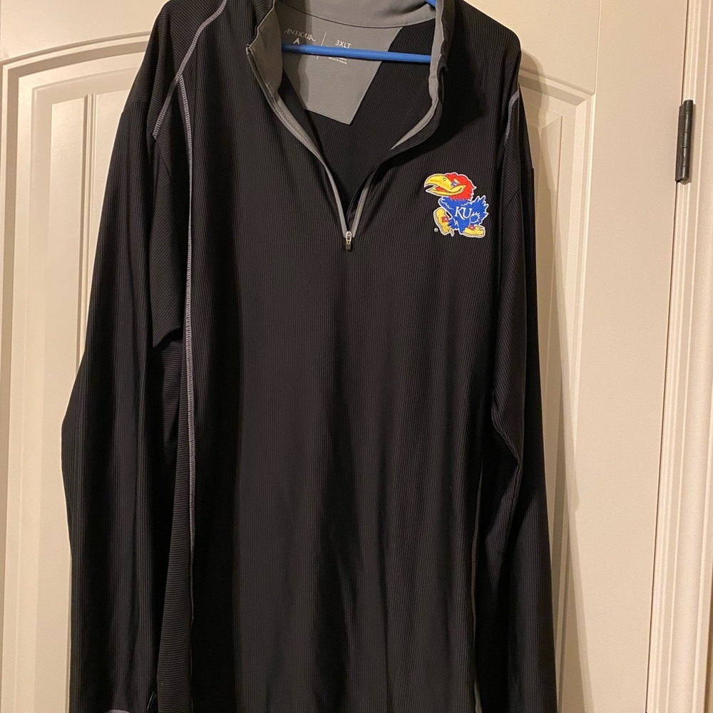 Men’s 1/4 zip pullover, Kansas Jayhawks